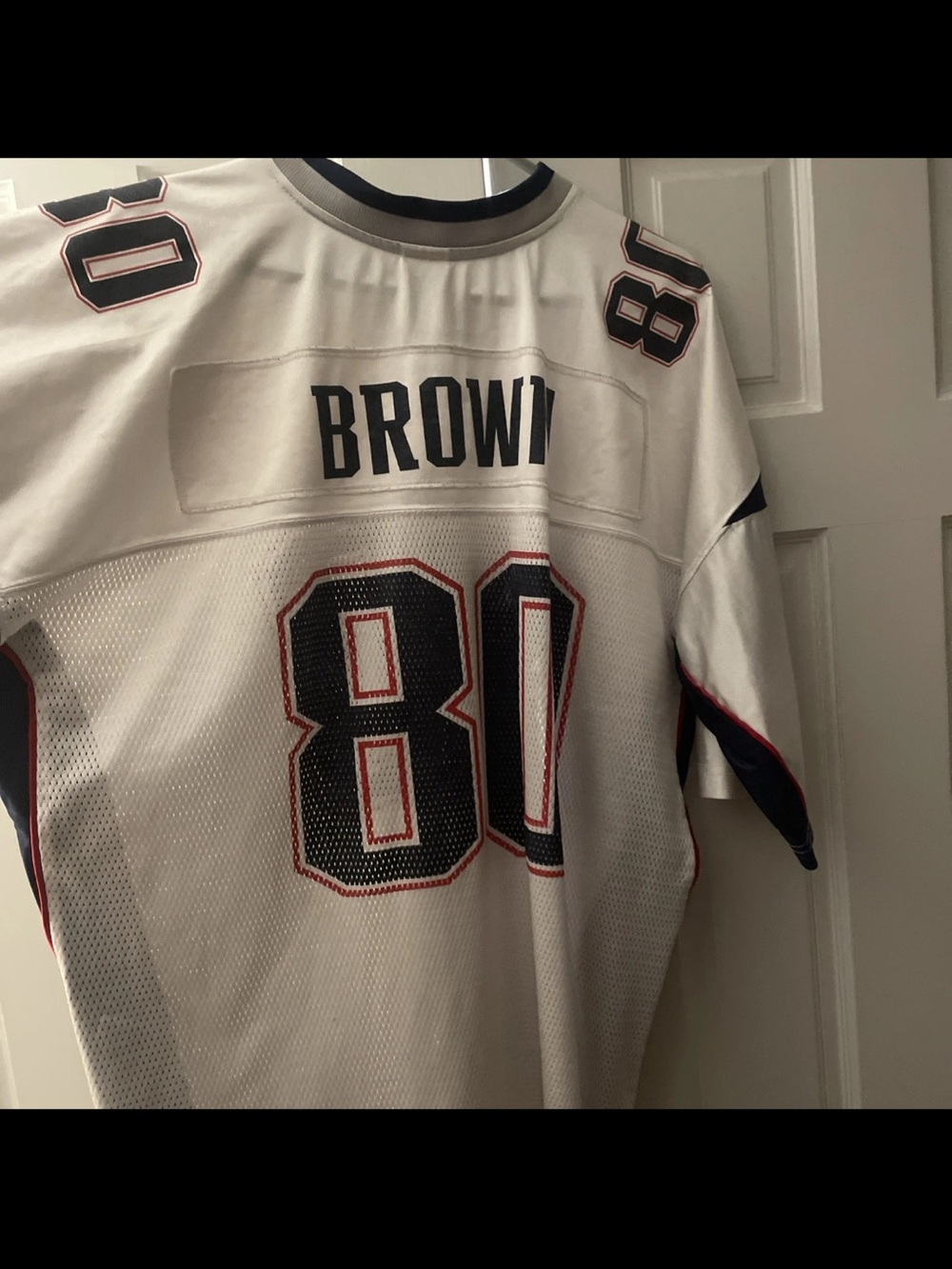 New England Patriots Brown Jersey #80 Size 2XL - Picture 2 of 4